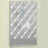 48Wx24H" Stainless Steel Pegboards - Drying Racks - Blackland Manufacturing