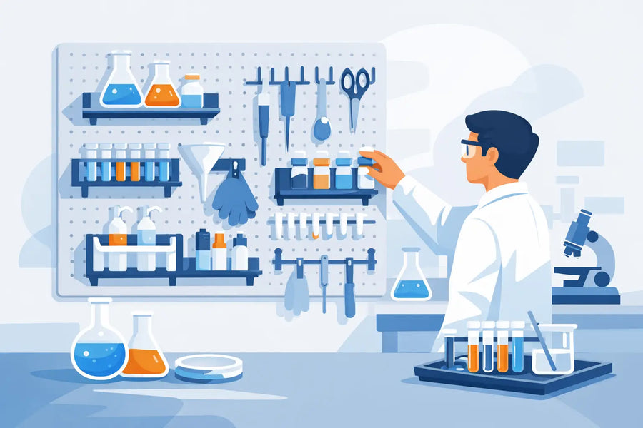 Laboratory Pegboards That Improve Lab Workflow