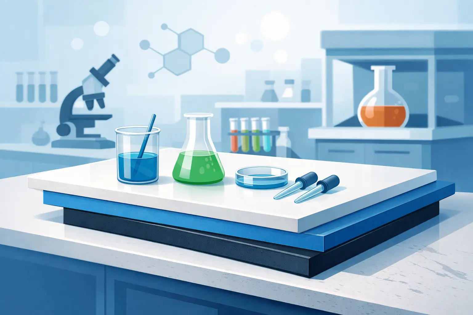 Custom Laboratory Work Surfaces That Last