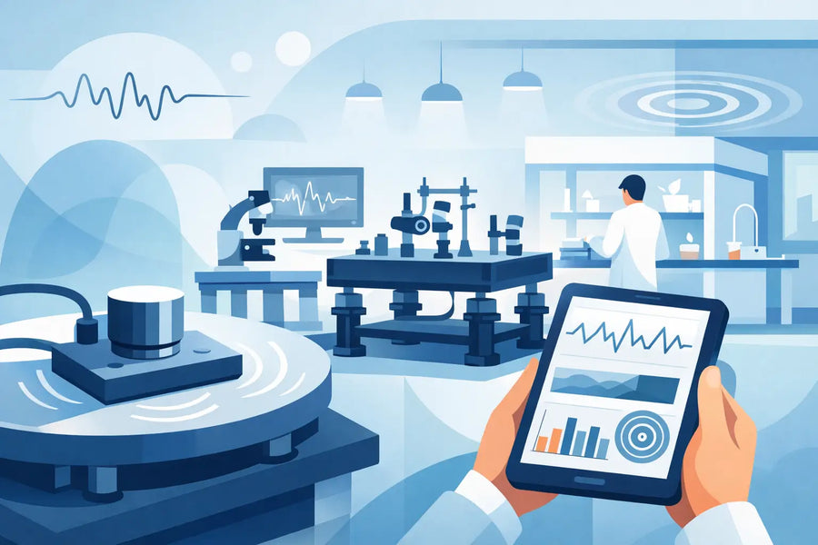 Vibration Control Workspace Planning for Labs