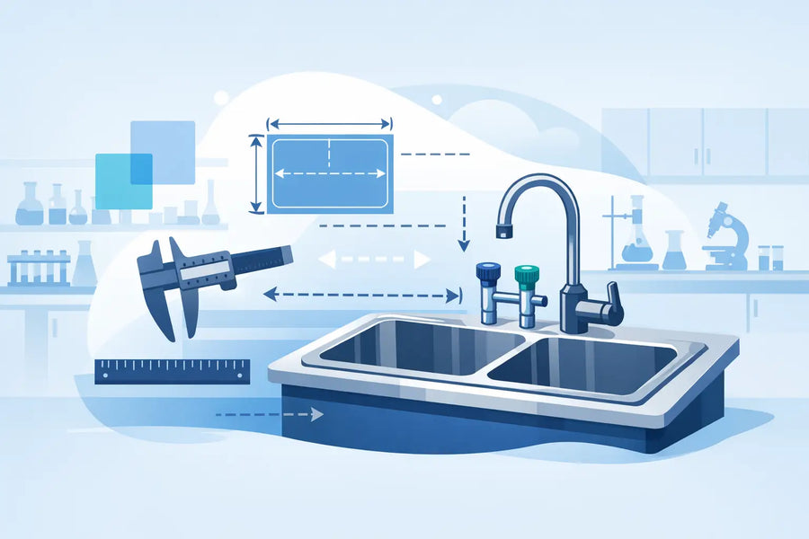 How to Size Laboratory Sinks for Your Lab