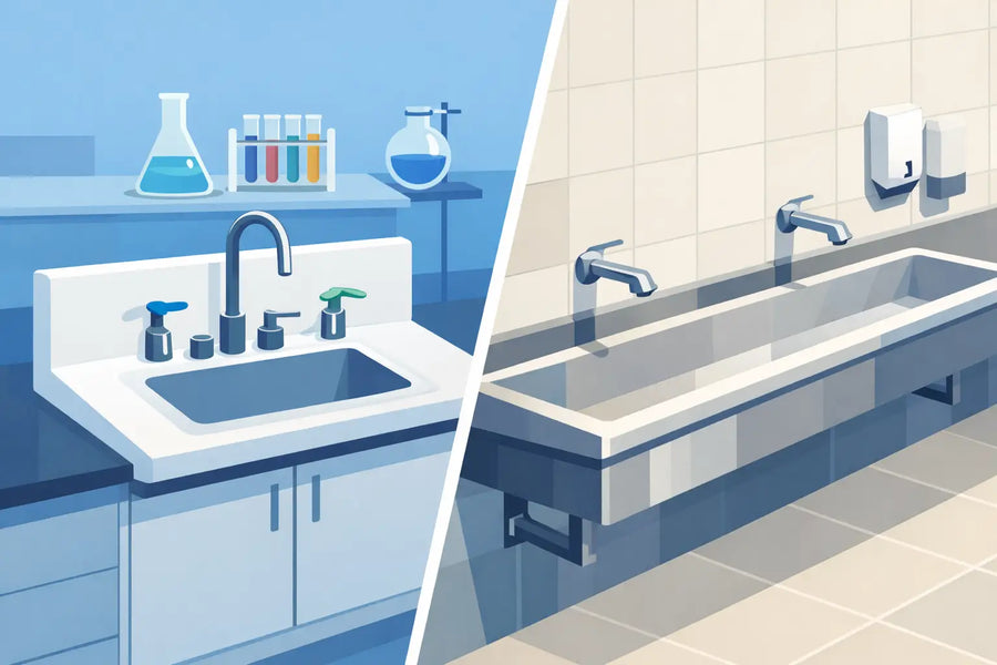 Lab Sinks Versus Trough Sinks: Which Fits?