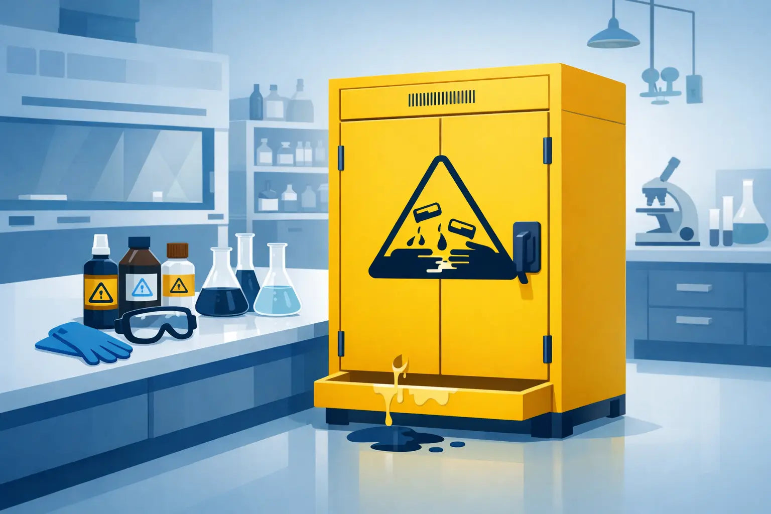 Best Corrosive Cabinet Features for Lab Safety