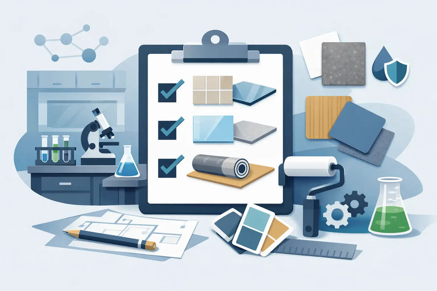Lab Renovation Material Comparison Checklist