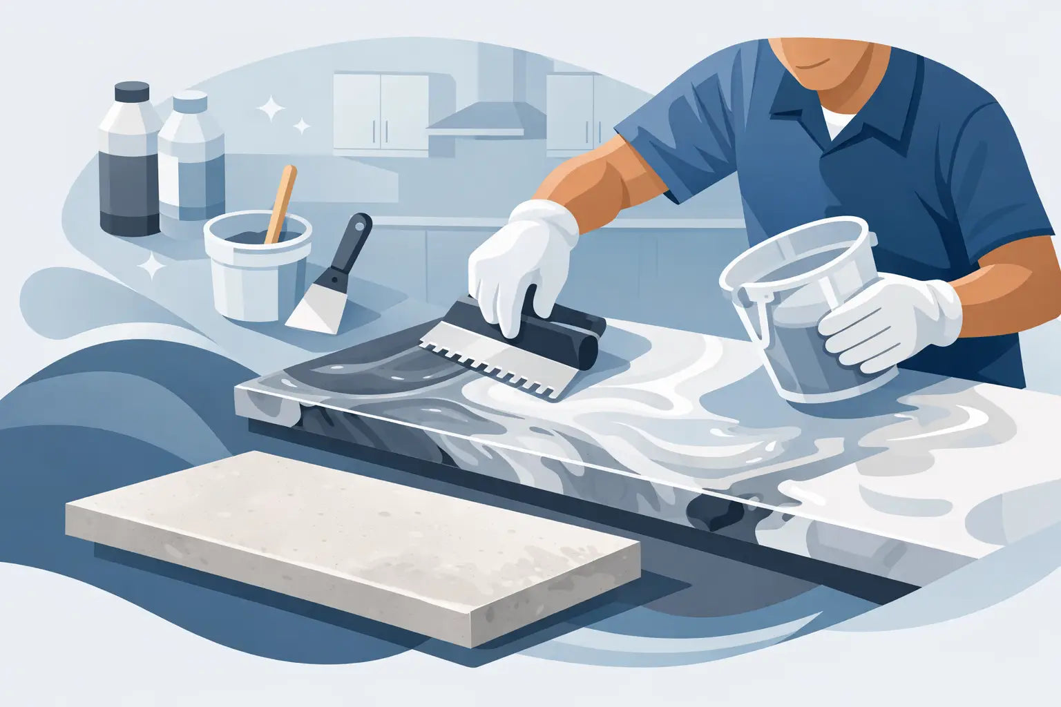 How to Install Epoxy Countertops