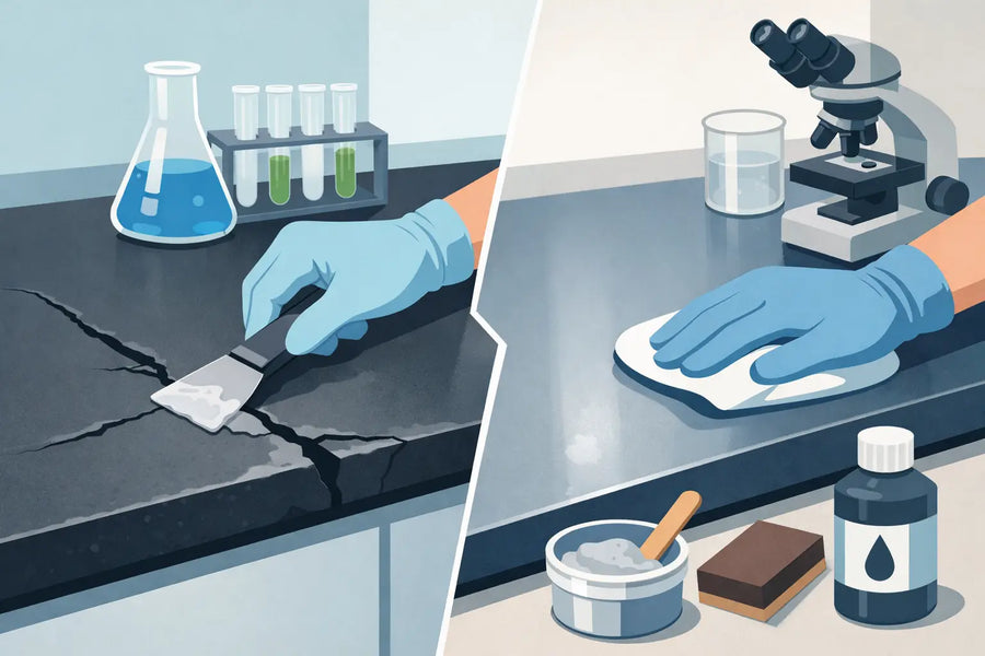 How to Repair Epoxy Lab Surfaces Without Replacing Them