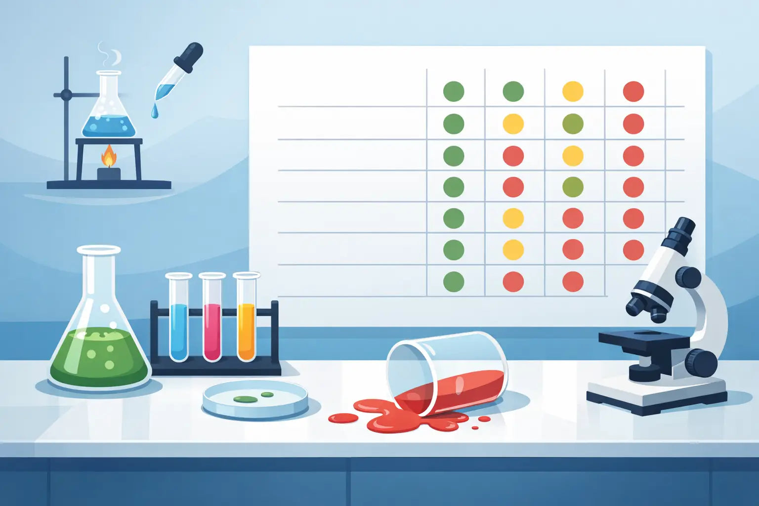 Laboratory Countertop Chemical Resistance Chart
