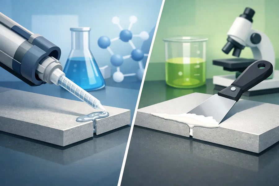 Epoxy Adhesive Versus Seam Filler in Labs