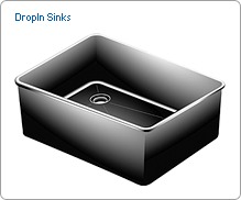 Epoxy Resin Drop-In Sinks - Blackland Manufacturing